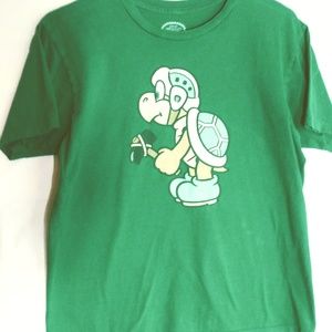 NINTENDO S.MARIO KOOPA HAMMER GREEN T-SHIRT SMALL
